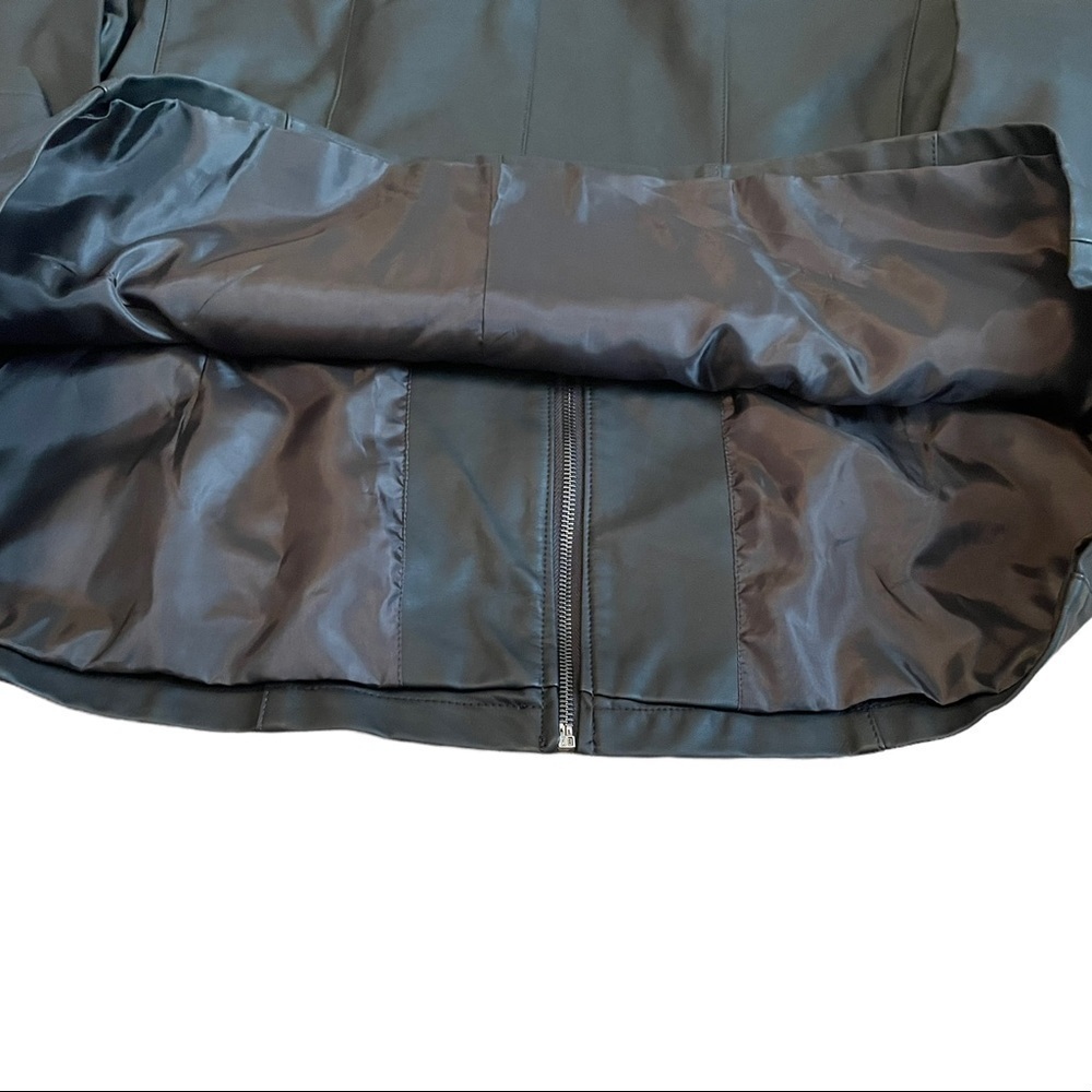 midnight Velvet Faux-Leather Jacket black - Picture 7 of 11